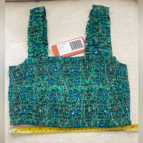 Rhode Tanya Crop Top in Ivy Floral - Picture 9 of 9